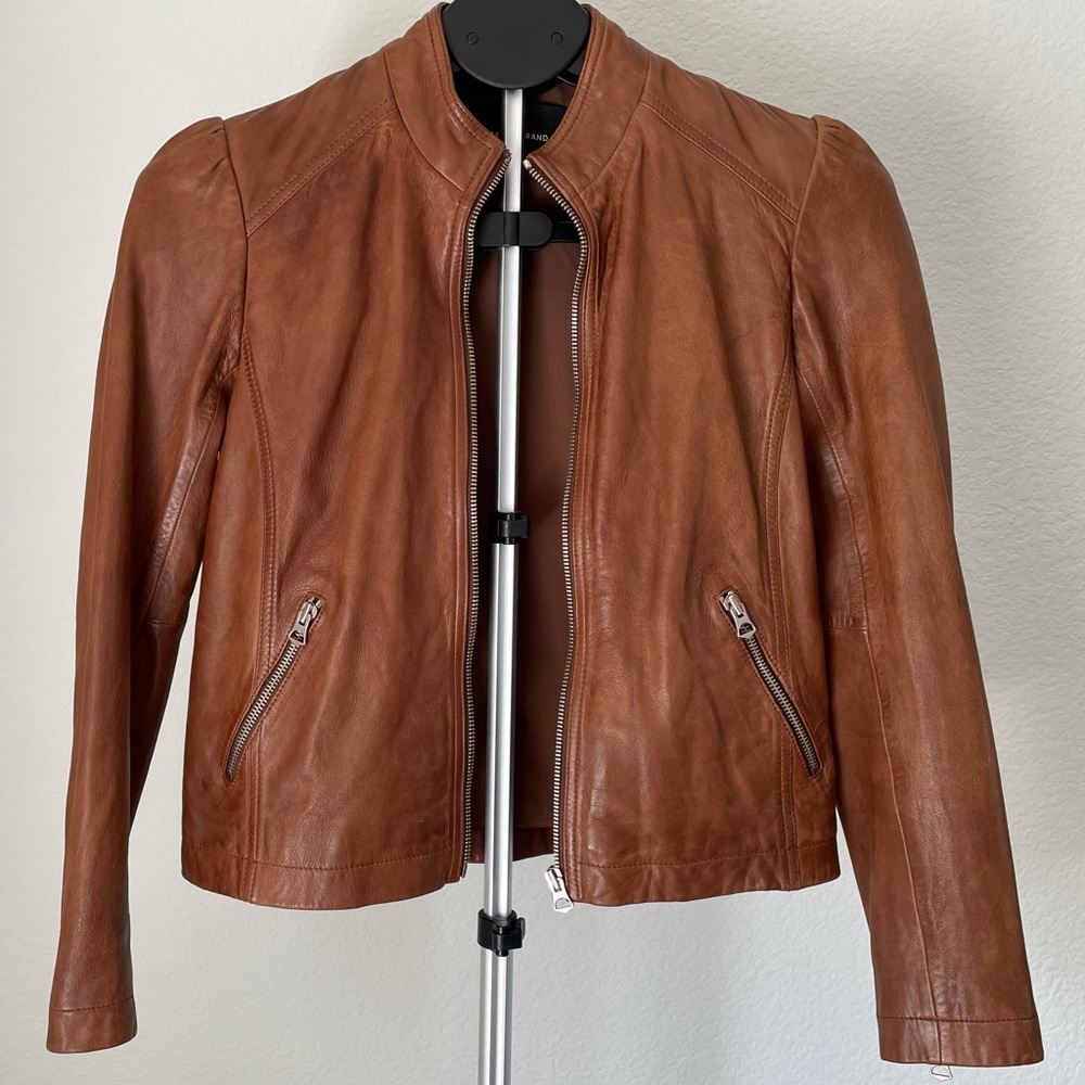 Lucky Brand leather jacket! NWOT